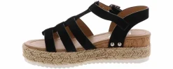 Sandals|BTW Gaia Fisherman Platform Youth Girls’ (12-5) Dress Sandal Black