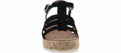 Sandals|BTW Gaia Fisherman Platform Youth Girls’ (12-5) Dress Sandal Black