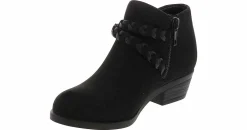 Boots|BTW Khloe Braided Youth Girls’ (11-5) Fashion Boot Black