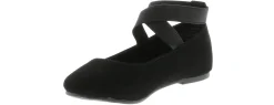 Casual|Dress Shoes|BTW Lil' Elsa Toddler Girls' (5-10) Ballet Flat Black