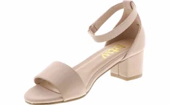 Dress Shoes|BTW London Nude Youth Girls' (11-5) Heeled Sandal Beige