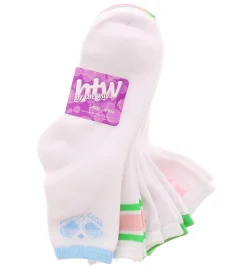 Socks|BTW 5-Pack Pickle Ball Women's Ankle Socks Multicolor