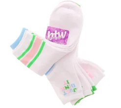 Socks|BTW 5-Pack Pickle Ball Women's Ankle Socks Multicolor