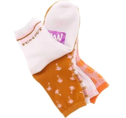 Socks|BTW 5-Pack Suns Out Women's Ankle Socks Multicolor