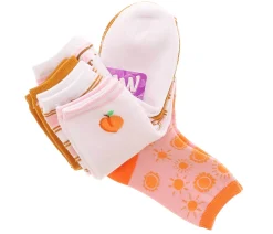 Socks|BTW 5-Pack Suns Out Women's Ankle Socks Multicolor