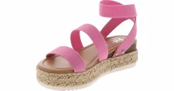 Sandals|Dress Shoes|BTW Paisley Flatform Youth Girls' (12-4) Sandal Pink