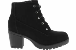 Boots|BTW Taliyah Youth Girls' (13-5) Heeled Combat Boot Black