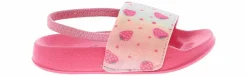 Sandals|Outdoor Shoes|CAPELLI Strawberry Field Toddler Girls’ (5-10) Water-Friendly Slide Sandal Pink