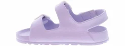 Sandals|CAPELLI Two Band Rainbow Toddler Girls’ (5-10) Footbed Sandal Purple