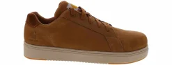 Safety Toe Athletics|CARHARTT Detroit Leather Men’s Composite Toe Work Sneaker Brown