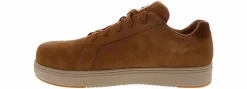 Safety Toe Athletics|CARHARTT Detroit Leather Men’s Composite Toe Work Sneaker Brown