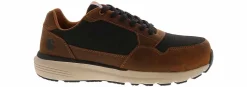 Safety Toe Athletics|Slip Resistant|CARHARTT Greenfield Men's Nano Toe Work Shoe Brown