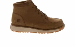 Safety Toe Boots|Slip Resistant|CARHARTT Millbrook 5-inch Wedge Men's Steel Toe Work Boot Brown