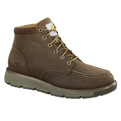 Soft Toe Boots|Slip Resistant|CARHARTT Millbrook Wedge Men's Soft Toe Work Boot Brown