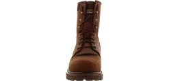 Safety Toe Boots|Slip Resistant|CAROLINA 8-inch Men's Composite Toe Work Boot Brown