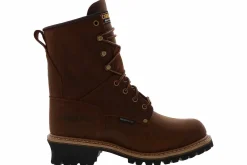 Soft Toe Boots|Slip Resistant|CAROLINA 8-inch Men’s Soft Toe Work Boot Brown