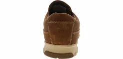 Safety Toe Athletics|Slip Resistant|CAROLINA S-117 Slip-on Men's Aluminum Toe Work Shoe Brown