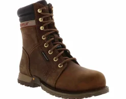 Safety Toe Boots|Slip Resistant|CATERPILLAR Echo Women’s Steel Toe Work Boot Brown