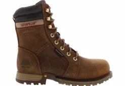 Safety Toe Boots|Slip Resistant|CATERPILLAR Echo Women’s Steel Toe Work Boot Brown
