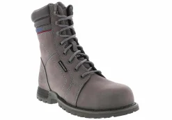 Wide-Width Boots|Safety Toe Boots|CATERPILLAR Echo Women's Steel Toe Work Boot Grey
