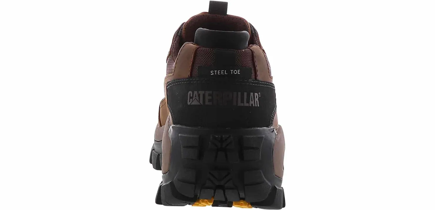 Safety Toe Boots|Slip Resistant|CATERPILLAR Invader Men’s Steel Toe Work Shoe Brown
