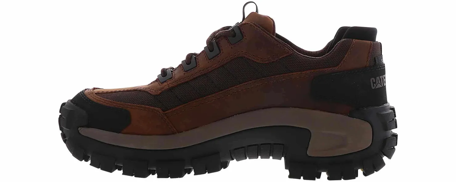 Safety Toe Boots|Slip Resistant|CATERPILLAR Invader Men’s Steel Toe Work Shoe Brown