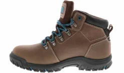Wide-Width Boots|Safety Toe Boots|CATERPILLAR Mae Women's Steel Toe Work Boot Brown