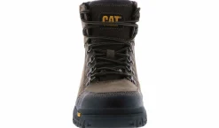 Safety Toe Boots|Wide|CATERPILLAR Outline Men's Wide-Width Steel Toe Work Boot Brown