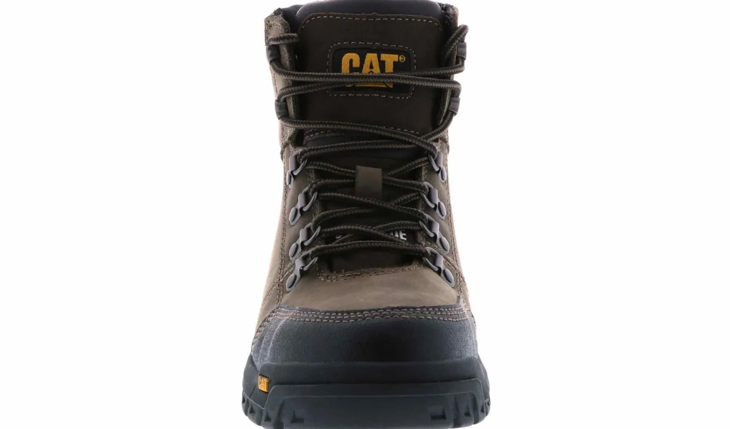 Safety Toe Boots|Wide|CATERPILLAR Outline Men's Wide-Width Steel Toe Work Boot Brown
