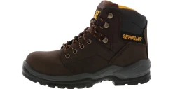 Safety Toe Boots|Slip Resistant|CATERPILLAR Striver Men’s Wide-Width Steel Toe Work Boot Brown