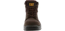 Safety Toe Boots|Slip Resistant|CATERPILLAR Striver Men’s Wide-Width Steel Toe Work Boot Brown