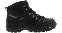 Safety Toe Boots|Slip Resistant|CATERPILLAR Threshold Men's Wide-Width Steel Toe Work Boot Black