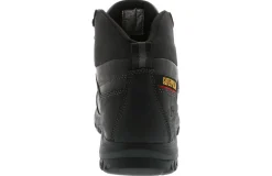 Safety Toe Boots|Slip Resistant|CATERPILLAR Threshold Men's Wide-Width Steel Toe Work Boot Black