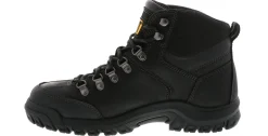 Safety Toe Boots|Slip Resistant|CATERPILLAR Threshold Men's Wide-Width Steel Toe Work Boot Black