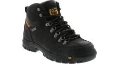 Safety Toe Boots|Slip Resistant|CATERPILLAR Threshold Men's Wide-Width Steel Toe Work Boot Black