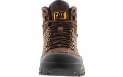 Soft Toe Boots|Slip Resistant|CATERPILLAR Threshold Men's Soft Toe Work Boot Brown
