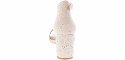 Heeled Sandals|Special Occasion|CL BY LAUNDRY Jessie Eyelet Women's Fashion Heel White