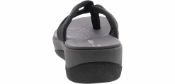 Flip Flops|Comfort Sandals|CLARKS Arla Kaylie Women’s Comfort Sandal Black
