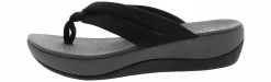 Flip Flops|Comfort Sandals|CLARKS Arla Kaylie Women’s Comfort Sandal Black