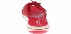Comfort Sandals|Flip Flops|CLARKS Breeze Opal Cherry Cloudstepper Women’s Sandal Red