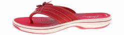 Comfort Sandals|Flip Flops|CLARKS Breeze Opal Cherry Cloudstepper Women’s Sandal Red