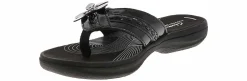 Comfort Sandals|Flip Flops|CLARKS Breeze Opal Cloudstepper Women's Sandal Black