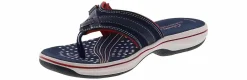 Comfort Sandals|Flip Flops|CLARKS Breeze Sea Cloudsteppers Women’s Sandal Blue