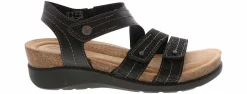 Comfort Sandals|Footbed Sandals|CLARKS Calenne Clara Women's Wedge Sandal Black