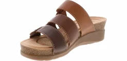 Comfort Sandals|Wedge & Platform Sandals|CLARKS Calenne Lily Women’s Comfort Sandal Brown