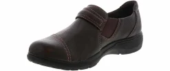 Flat|Slip-On|CLARKS Carliegh Pearl Women’s Casual Shoe Brown