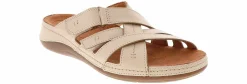 Comfort Sandals|CLARKS Cecily Strap Cream Women’s Sandal White