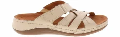 Comfort Sandals|CLARKS Cecily Strap Cream Women’s Sandal White
