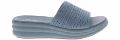Comfort Sandals|Wedge & Platform Sandals|CLARKS Cloudsteppers Drift Twist Women's Wedge Sandal Blue