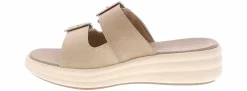 Comfort Sandals|Wedge & Platform Sandals|CLARKS Drift Buckle Women's Wedge Sandal Beige